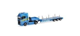 Herpa 320047 - H0 - MAN Tieflade-Sattelzug TGX GX Zillner